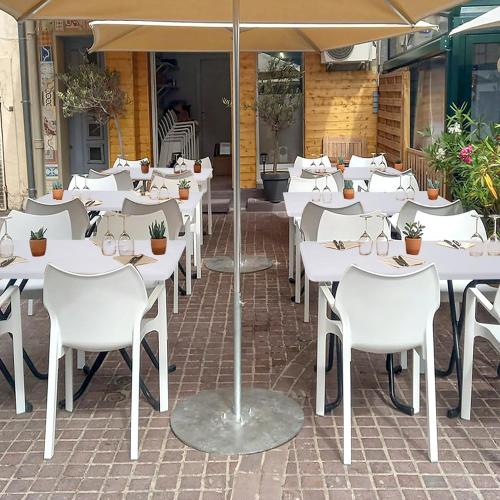 Fitted Tablecloth for 6 Foot Rectangle Tables-6 Pack White Elastic Outdoor Picnic Table Cover-Spandex Stretch Folding Table Cloths 6 ft for Camping Dining Room Patio Kitchen Banquet Party