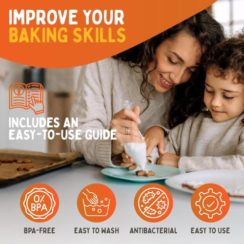 Churro Maker Machine & Cookie Press 4in1 Manual Churros Maker with Nozzles, Jerky Gun, Piping Kit, Cookie Press Gun, Make Churros, Cookies, Donuts, Baking Accessories Included (churreras para churros)