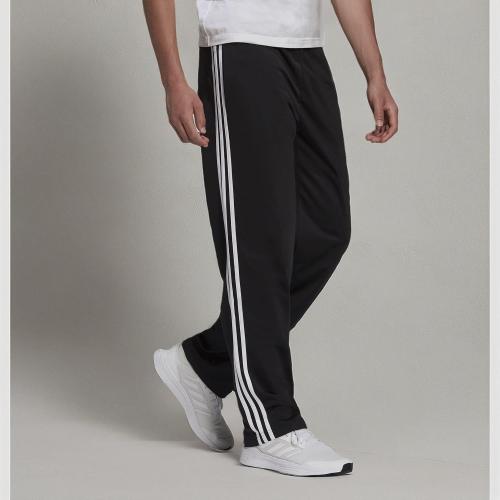 Size 4XL..adidas Men's Essentials Warm-up Open Hem 3-stripes Tracksuit Bottoms