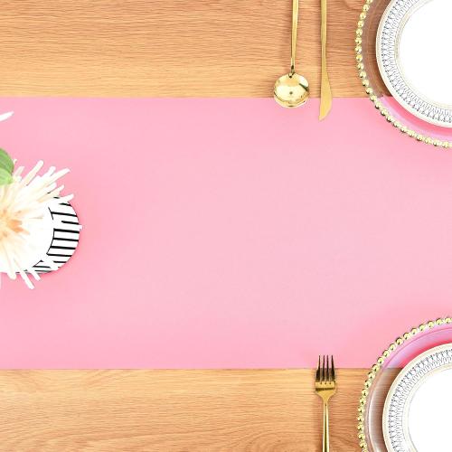 Wolkemer Farmhouse Pink Table Runner Small Short Table Runners 36 Inches