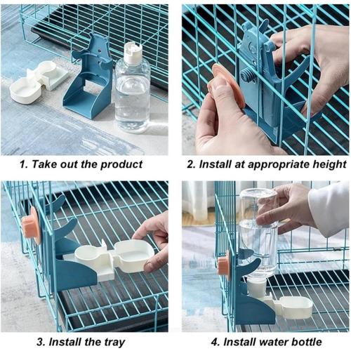 Bird Automatic Water Dispenser Cage Hanging Water Dispenser Parrots Birds Rabbits Cats Small Pets Water Dispensers Bowls Pet Toy