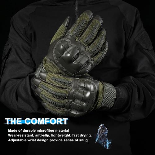 WTACTFUL Tactical Gloves for Men - Touch Screen - Airsoft Motorcycle Outdoor Costume