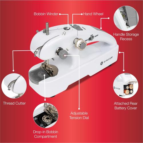 SINGER Stitch Quick   Portable Cordless Mending Machine Bundles (Two Thread Stitch Quick   & Bundle)
