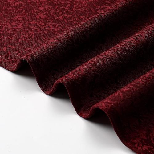 Burgundy Jacquard Rectangle Tablecloth Exquisite Grain Design Waterproof and Wrinkle Resistant Table Cloth for Indoor Outdoor Parties Kitchen Dinning Room 60 Inch by 84 Inch