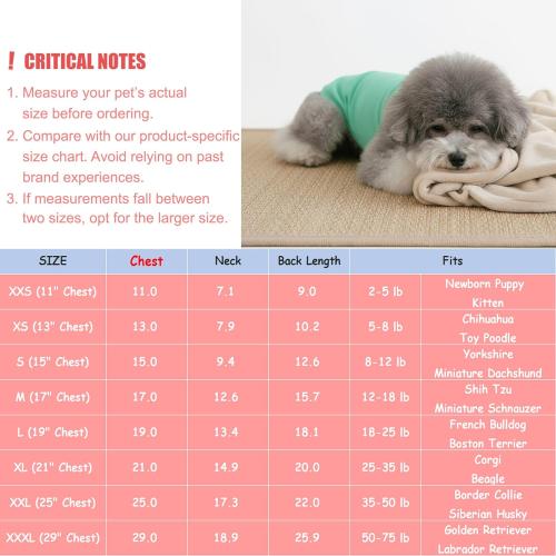 Size S/M....Chol&Vivi Dog Shirt Clothes, 2pcs Shirt for Large Size Dog, Blank Pet Cotton Sleeveless Apparel Soft and Lightweight, Tank Top for All Breeds, Red and Orange