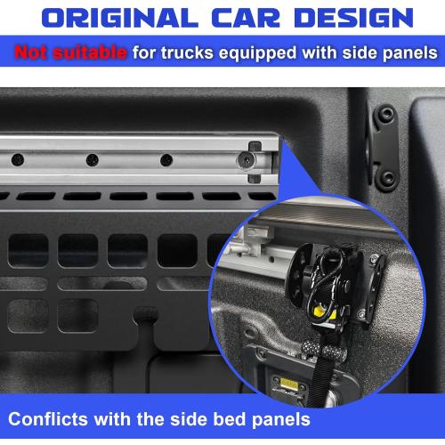 Retractable Ratchet Straps Compatible with 2022-2025 Ford Maverick, 2PCS Retractable Tie Down Straps, Auto Retract Securing Strap Tie Down System