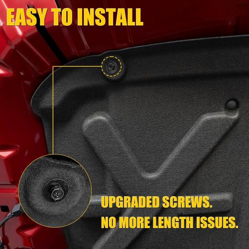 Soundproof Mat Compatible with 2022-2025 Ford Maverick Engine Hood Heat Insulation Shield Sound Protective Pad Sound Proof Foam Insulation for 2024 Maverick Accessories (PET Felt)