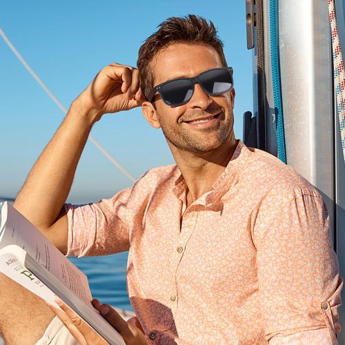 Color  Black , blue ,yellow , print grey Magnetic Clip on Sunglasses with 5 Interchangeable Clips,TR Rectangular Frame Stylish Night Driving Glasses TR Polarized Clip on Sunglasses for Women Men