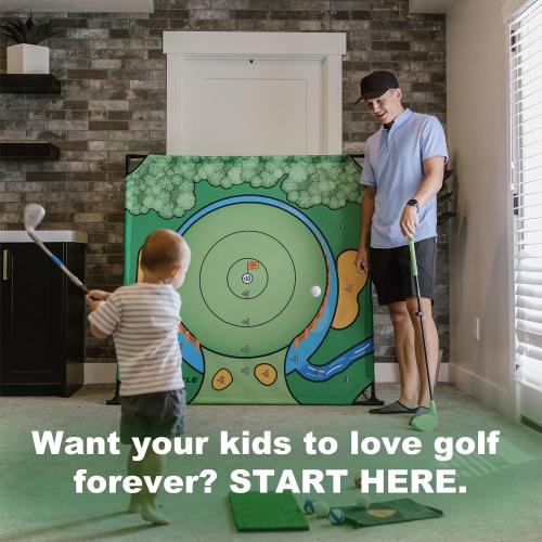 Battle Golf Chipping Game - The Original Portable Golf Game for Chipping Practice for Dads and Junior Golfers - Indoor and Outdoor
