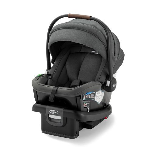 Graco Gomax Infant Car Seat, Ace, Lightweight, Reclining Rear Facing Car Seat Installs with or Without a Base
