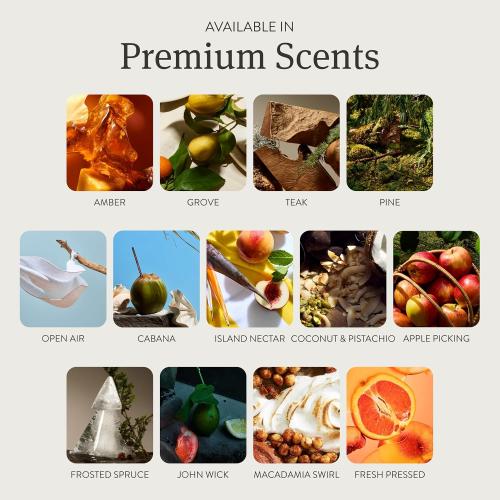 Drift Car Air Freshener - The Original Wood Air Freshener - Car Odor Eliminator - Long Lasting Scent - Auto Accessories - Metal Clip - Essential Oils - Clean Ingredients - Pine Scent Starter Kit