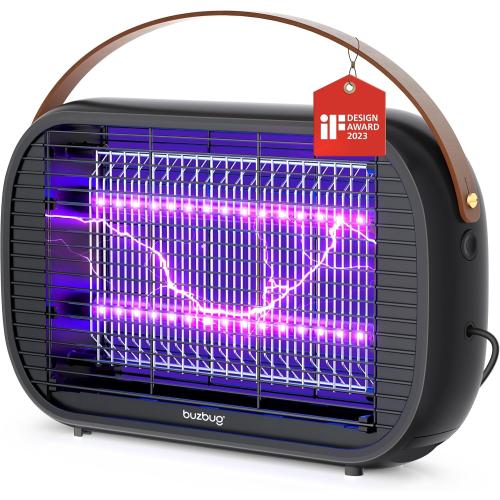 Buzbug LED Bug Zapper Indoor, 10 Years Lifespan Lamp Sustainable Less Power, Durable High-Voltage Electric Mosquito Zapper, Fly Trap Mosquito Trap, Fly Killer Fly Zapper -MA015B