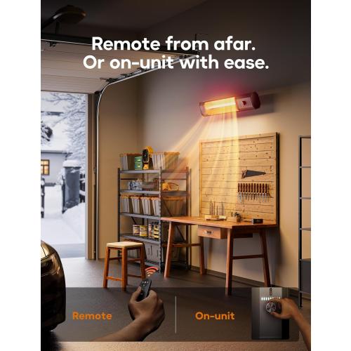 Patio Heater, 9 Heat Setting, 9-Hour Timer, Portable A - 5