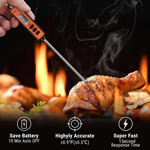 TempPro TempSwif 1 Sec Digital Meat Thermometer for Cooking Food