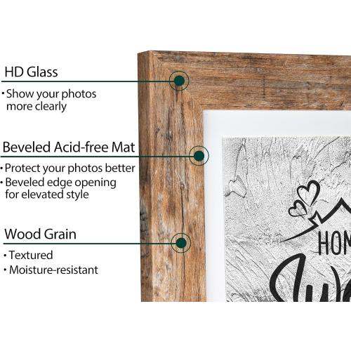 Califortree Rustic Brown 5x7 Picture Frame