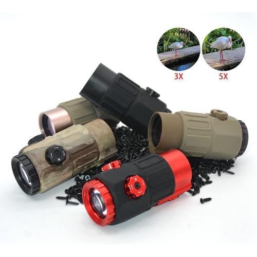 551/552/553/558/G33/G43/G45 Red & Green Dot Holographic Sight/3X/5X Magnifier，Optical Reflex Scope，Multi Coated Glass，Lightweight & Compact，for 20mm Rail Mount