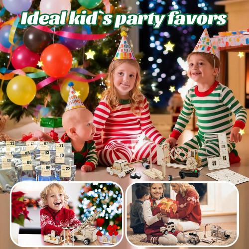 24 Pcs Party Favors Toy for Kids, STEM Science Kits Toys, Crafts Gifts Toys for Boys&Girls Aged 8-12, Kids Treasure Box Birthday Gift Ideas, Classroom Giveaways, Carnival Prizes Gift