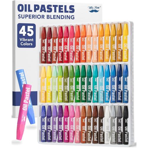 Mr. Pen- Oil Pastels for Artists, 45 Pack, Assorted Colors
