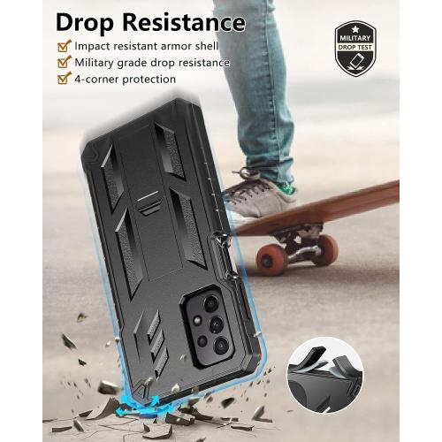 FNTCASE for Samsung Galaxy A23 5G Case with Built-in Screen Protector