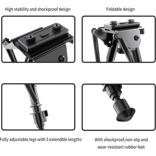 6-9 Inches Bipod with Adapter for M-Rail