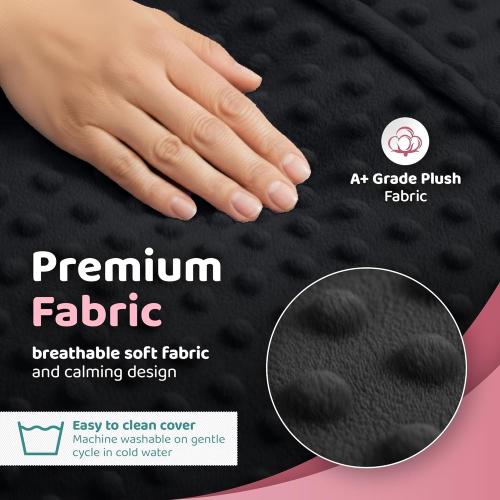 Zomaple Hysterectomy Pillow Post Surgery   Gel Pack, Black – Full Abdomen Coverage for Restful Trips – Neck Support, Strap & Cover Included – Hysterectomy Recovery Must Haves