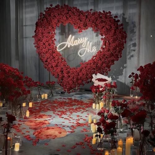 6.7FT Heart Arch Stand for Proposal, Metal Balloon Arch Frame for Wedding Valentine's Day Engagement Birthday Party Baby Shower Decorations (Gold)