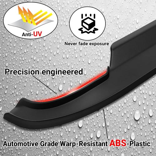 Bronco Rain Guard Window Visor Wind Deflectors for Bronco Accessories 4-Door 2021 2022 2023 Smoke Tint Premium Series Sun Rain Guards Compatible with Bronco 6th Gen.4-Door (4PCS)