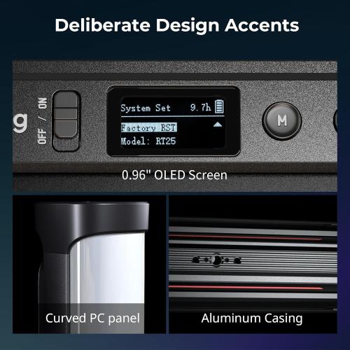 SMALLRIG RT25 RGB Tube Light Stick, 25W RGBWW Led Light Wand, IP54 Waterproof Light Bar, CRI96 , TLCI98 , 2500-10000K, for Photography 4343