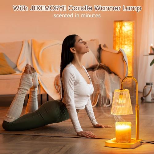 Candle Warmer Lamp Timer Adjustable - Height Wax Melt Electric Light Warming Dimmable Top Melter Heater for Melting Heating Small Jar Candles Gifts Women Mom Birthday Home Desk Decor with 2 Bulbs