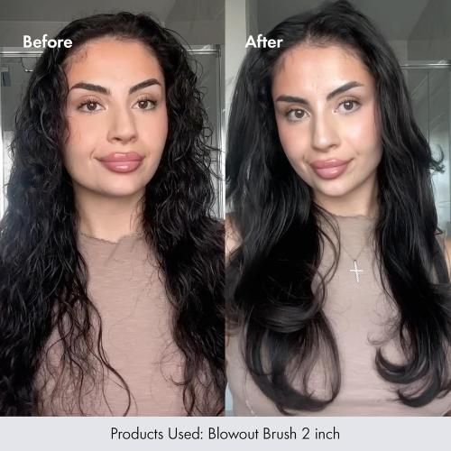 BONDIBOOST Blowout Brush Pro Hair Dryer [75MM], Oval Shape Styler Volumizer for Smooth/Frizz Free Results Great All Types 3X Heat/Speed Options 360° Airflow Vents, (WDD05) ‼️needs to be cleaned‼️