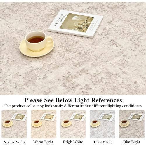 Art&Tuft Washable Rugs 8x10, Anti-Slip Backing Abstract 8x10 Rug, Stain Resistant Rugs for Living Room, Foldable Machine Washable Area Rug (TPR53-Beige, 8'x10')