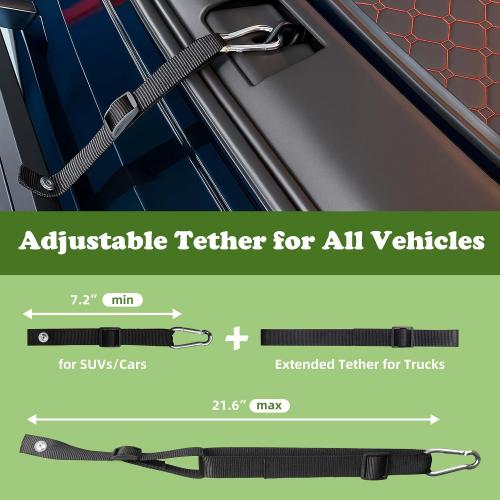 Dog Ramp for Car, Extra Wide 20”x75” Long, Folding Outdoor Pet Ramp for Large Dogs Non-Slip Dog Car Ramp for Truck, SUV, RV