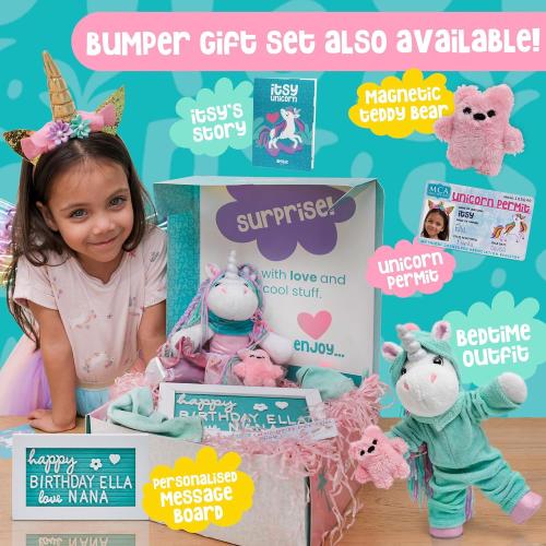 Itsy Unicorn Stuffed Animal - Pink Unicorn Plush Toys with Dress Up Clothes As Ballerina Doll, Good for Unicorns Girl Gifts Age 4-5, Unicorn Toys for Girls Age 6-8