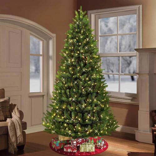 Dazzle Bright 132FT 400 LED Christmas Lights, Christmas String Lights Plug in with 8 Modes, Waterproof Christmas Decorations for Xmas Indoor Outdoor Party Home Tree Decor, Warm White