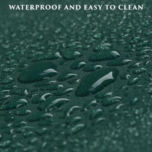 Poker Table Top - Foldable  Texas Hold'em Poker Mat with Non-Slip Backing and Zipper Carrying Bag - Waterproof and Portable Casino Table Topper Card Mat for Home Game Nights Up to 10 Players