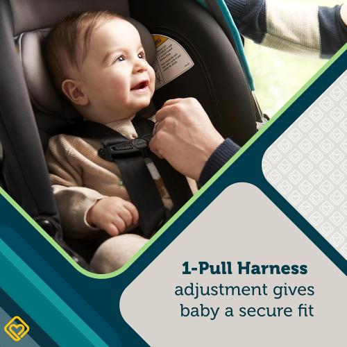 Safety 1st OnBoard FLX Infant Car Seat with Base, Lightweight Baby Car Seat for Travel, Monument 4