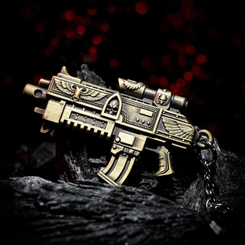 Starforged Compatible with Warhammer40K Master-Crafted Bolster Keychain Keyring 1PC