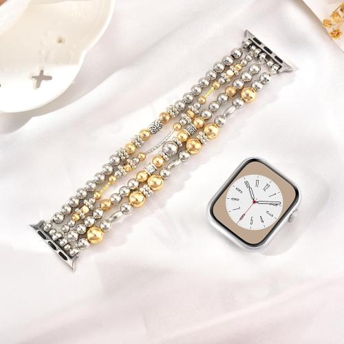 KOREDA Beaded Bracelet Compatible for Apple Watch Band 38mm 40mm 41mm 42mm 44mm 45mm 46mm Series 11 10 9 8 7 SE Women, Fashion Cute Handmade Elastic Beads Stretch Strap for iWatch Series 6/5/4/3/2/1