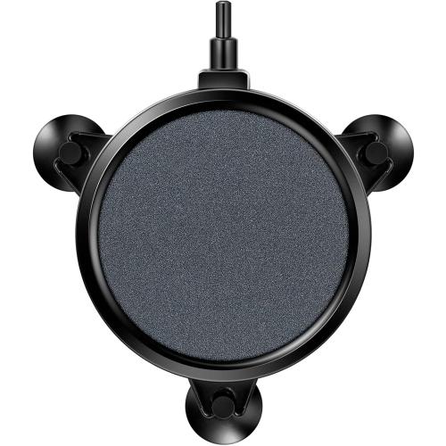 VIVOSUN Air Stone Disc 4 x 4 Inch with Shell and Sucker for Aquarium, Fish Tank and Hydroponics Air Pump
