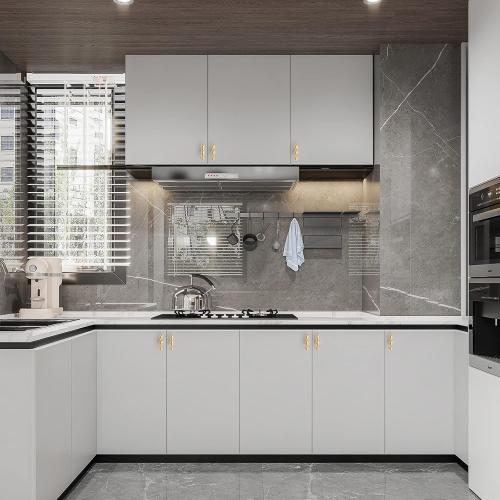 Asidrama 10 Pack Brushed Brass Cabinet Knobs - Gold Dresser & Drawer Knobs for Kitchen Cabinet Hardware