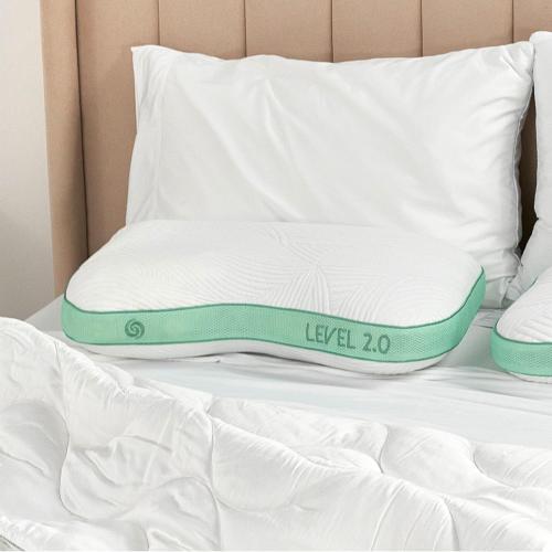 Bedgear Level Cuddle Performance Pillow, 2.0 Firm Cooling Pillow for Side Sleepers | React Blend Fill with Airflow Technology | Dri-Tec Moisture-Wicking Cover | Hypoallergenic Pillow w/Washable Cover