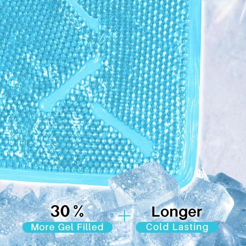 Ice Pack for Knee Pain Relief Reusable Gel Ice Wrap for Leg Injuries Swelling Knee Replacement Post-Surgery Recovery Adjustable Cold Therapy Wrap for Arthritis Meniscus Tear and ACL (Blue)
