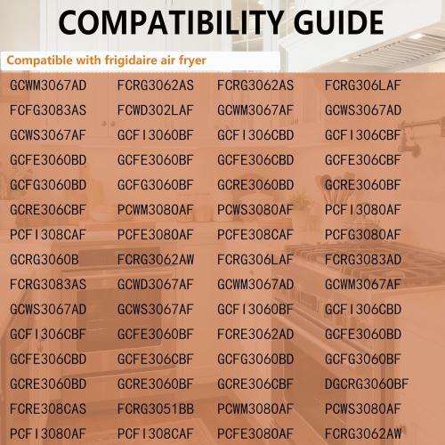 Upgraded Air Fry Tray for 30 Oven with Drip Pan, Compatible with Frigidaire 30 Ranges and Wall Ovens, Stainless Steel, Oven Rack Measures 25 x 16 x 1.75