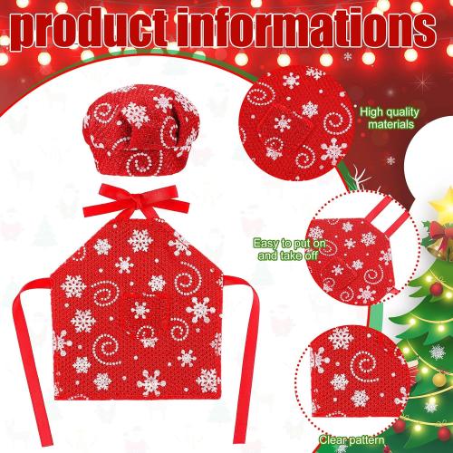 Gemscream 10 Pcs Christmas Doll Accessories Set Include Hot Cocoa Stand Snowflake Apron Decorative Card Wood Display Stand Red Mug Mini Marshmallows Hot Cocoa Bar Supplies Outfit for 30cm Dolls
