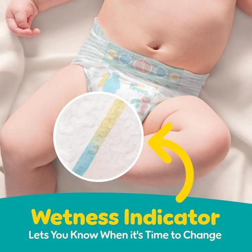 Pampers Diapers - Baby Dry - Size 2, 112 Count, Absorbent Disposable Infant Diaper (Packaging May Vary)