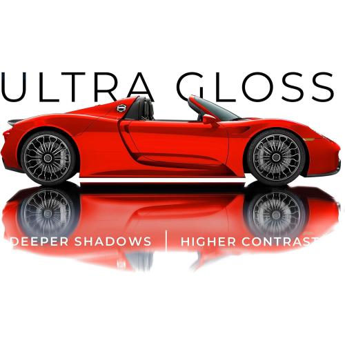 VViViD  Ultra Gloss Racing Red Vinyl Car Wrap Premium Paint Replacement Film Roll with Nano Air Release Technology, Stretchable Protective Cap Liner, Self Adhesive (10ft x 5ft)