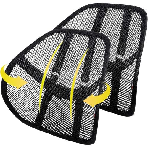 kingphenix Lumbar Support (2 Pack) with Breathable Mesh, Suit for Car, Office Chair
