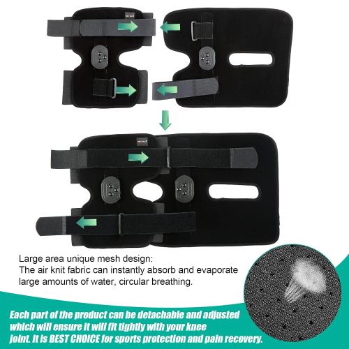 Hinged Knee Brace, Knee Immobilizer with Locking Dials & Side Stabilizers, Medical ROM Knee Brace for Knee Pain, Arthritis, ACL, PCL, MCL,Meniscus Tear, Injuries/Post OP, Prevent Hyperextension