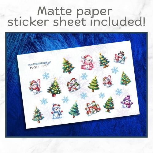 Christmas Gift Card Book 5x7 inches with Stickers, 10 Page Soft Cover Spiral Bound with Protective PVC Cover, and 20 Double Sided Sticky Dots - 8 Different Cover Design Options (Christmas Delivery Dog)
