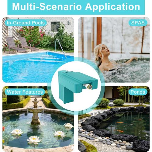 Pool Water Leveler Auto Fill, Automatic Pool Filler, Turquoise Blue